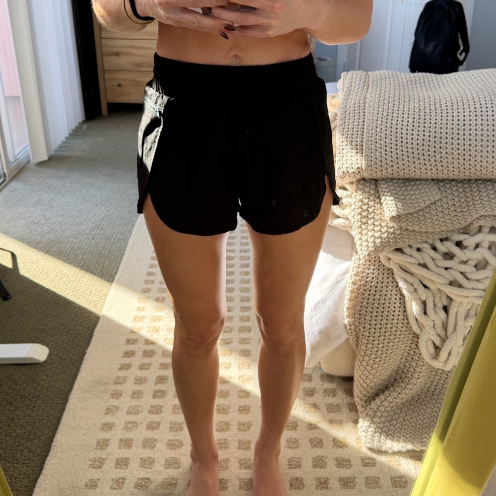 Black Women's Athletic Shorts